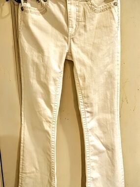 Miss Me White Flare Jeans